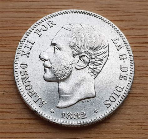 2 pesetas 1882